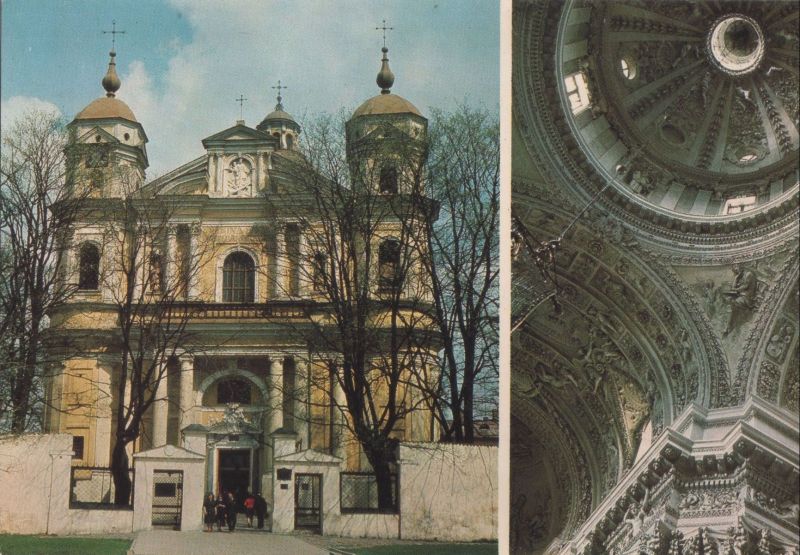 Ansichtskarte Vilnius - Litauen - St. Peter und St. Paul Kirche aus der Kategorie Vilnius