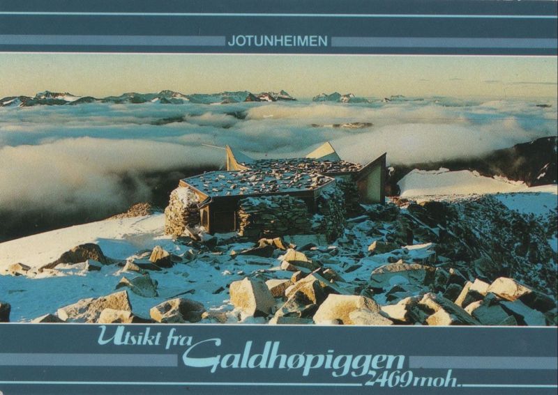 Ansichtskarte Norwegen - Norwegen - Galdhopiggen aus der Kategorie Norwegen (insgesamt)