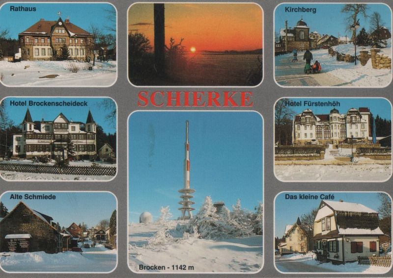 Ansichtskarte Schierke am Brocken - 8 Bilder aus der Kategorie Schierke