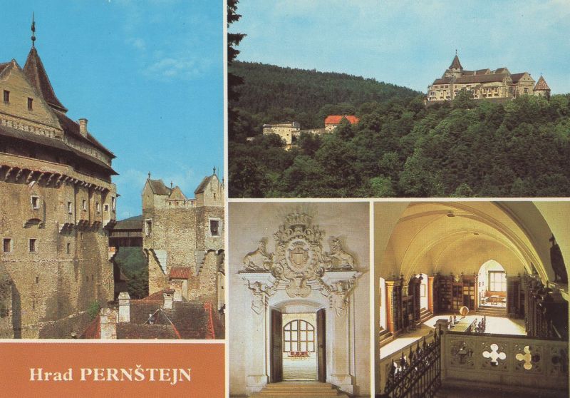 Ansichtskarte Pernstein - Tschechien - Burg aus der Kategorie Sonstiges