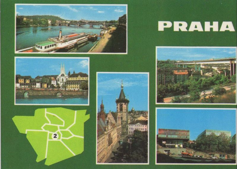 Ansichtskarte Prag - Praha - Tschechien - 5 Bilder aus der Kategorie Prag
