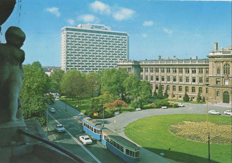 Ansichtskarte Zagreb - Kroatien - Hotel Inter-Continental aus der Kategorie Zagreb