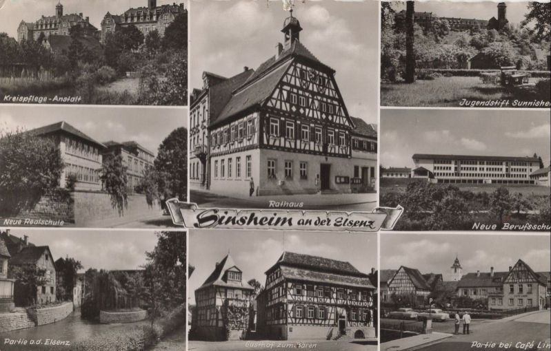 Ansichtskarte Sinsheim (Elsenz) - 8 Bilder aus der Kategorie Sinsheim