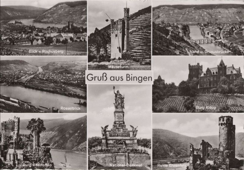 Ansichtskarte Bingen am Rhein - 8 Bilder aus der Kategorie Bingen