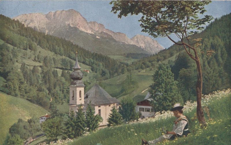 Ansichtskarte Berchtesgaden - Maria Gern aus der Kategorie Berchtesgaden