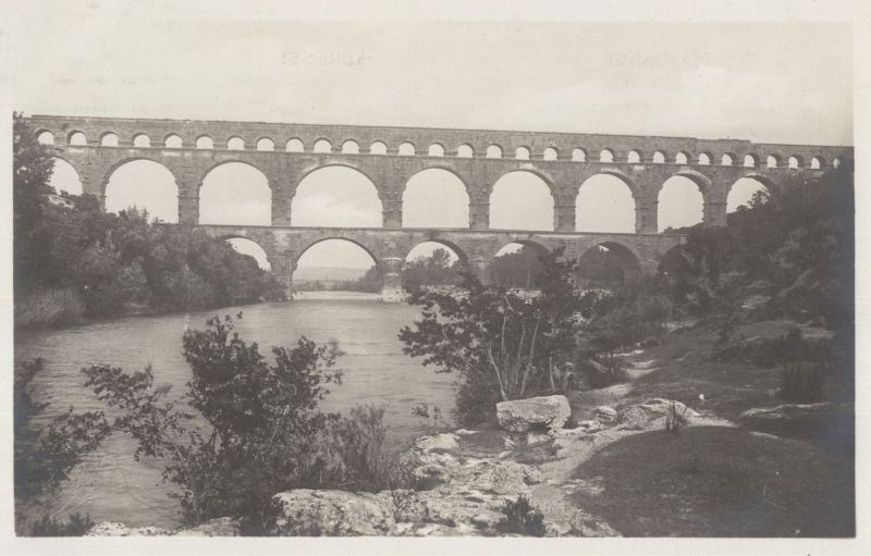 Ansichtskarte Nimes - Frankreich - Pont du Gard aus der Kategorie Nimes