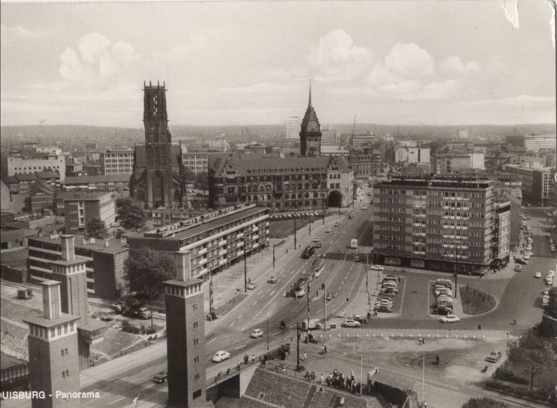 Ansichtskarte Duisburg - Panorama aus der Kategorie Duisburg