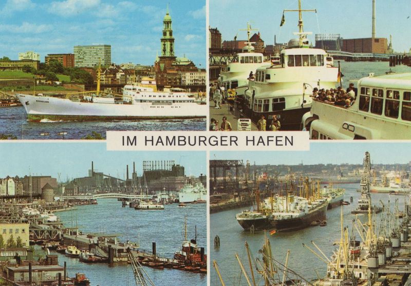 Ansichtskarte Hamburg - Hafen aus der Kategorie Hamburg