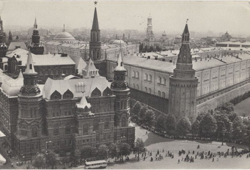 Ansichtskarte Moskau - Russland - Historisches Museum aus der Kategorie Moskau