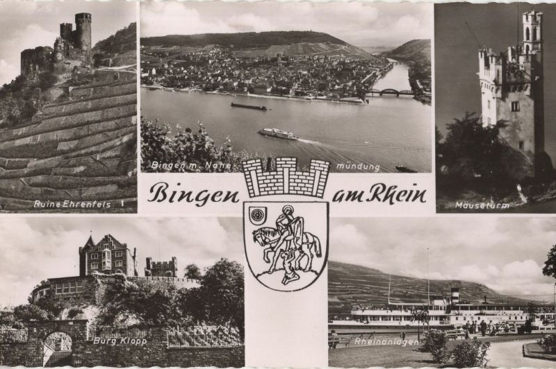 Ansichtskarte Bingen am Rhein - 5 Bilder aus der Kategorie Bingen