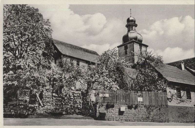 Ansichtskarte Michelstadt-Vielbrunn - mit Kirche aus der Kategorie Vielbrunn