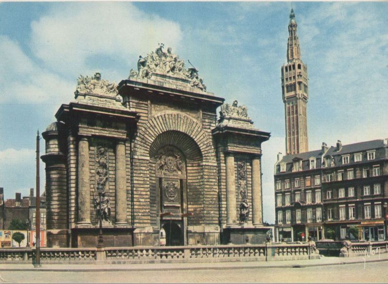 Ansichtskarte Lille - Frankreich - Porte de Paris aus der Kategorie Lille