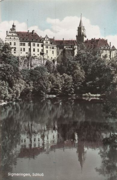Ansichtskarte Sigmaringen - Schloss aus der Kategorie Sigmaringen