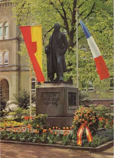 Ansichtskarte Lörrach - Johann-Peter-Hebel-Denkmal aus der Kategorie Lörrach