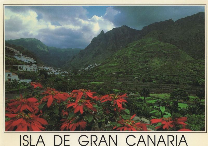 Ansichtskarte Gran Canaria - Spanien - Valle de Agaete aus der Kategorie gesamte Insel