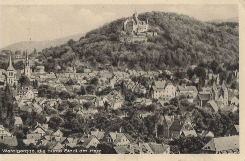 Ansichtskarte Wernigerode - Ansicht aus der Kategorie Wernigerode