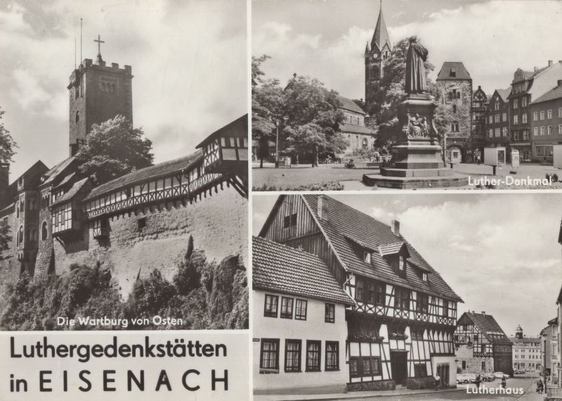 Ansichtskarte Eisenach - 3 Bilder aus der Kategorie Eisenach