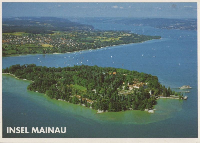 Ansichtskarte Mainau - von oben aus der Kategorie Mainau