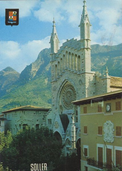 Ansichtskarte Soller - Spanien - Iglesia aus der Kategorie Soller