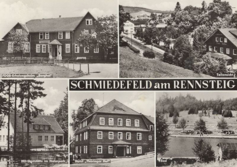 Ansichtskarte Schmiedefeld - 5 Bilder aus der Kategorie Schmiedefeld
