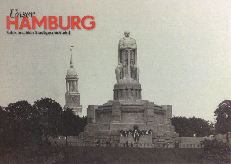 Ansichtskarte Hamburg - Bismarck-Denkmal aus der Kategorie Hamburg