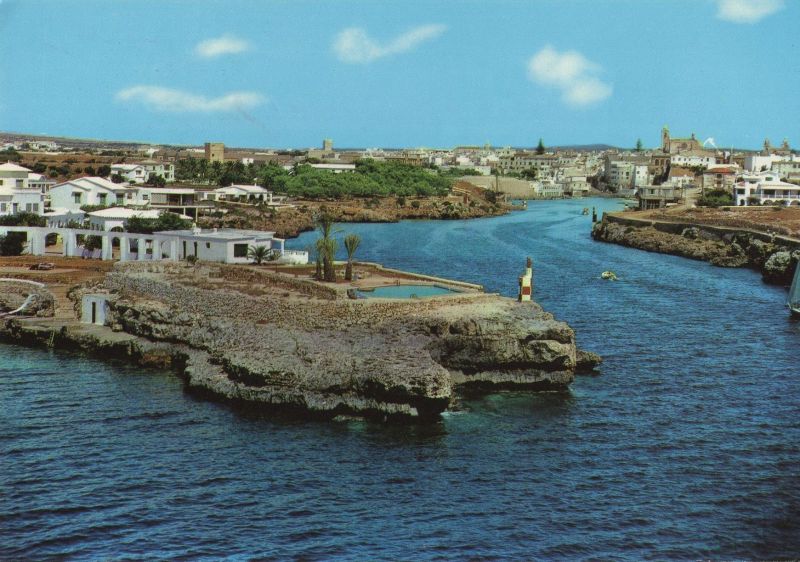 Ansichtskarte Menorca - Spanien - Ciuda Dela - Puerto aus der Kategorie Sonstiges