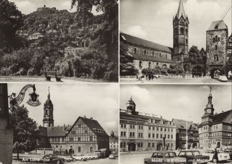 Ansichtskarte Eisenach - 4 Bilder aus der Kategorie Eisenach