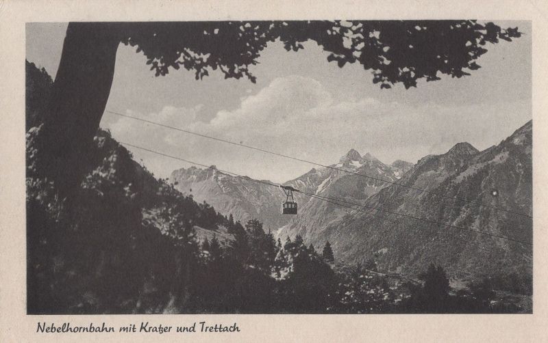 Ansichtskarte Nebelhorn - Nebelhornbahn aus der Kategorie Nebelhorn