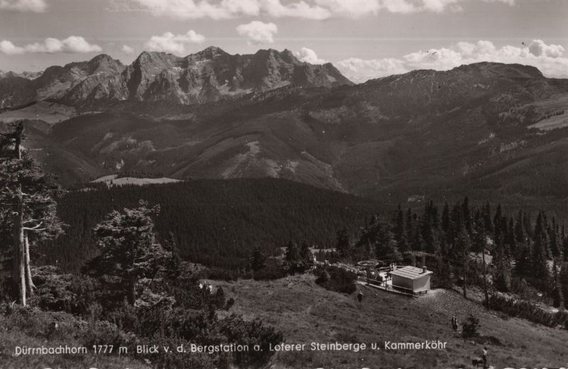 Ansichtskarte Dürrnbachhorn - Blick von Bergstation aus der Kategorie Dürrnbachhorn