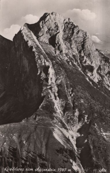 Ansichtskarte Aggenstein - Gipfelweg aus der Kategorie Aggenstein