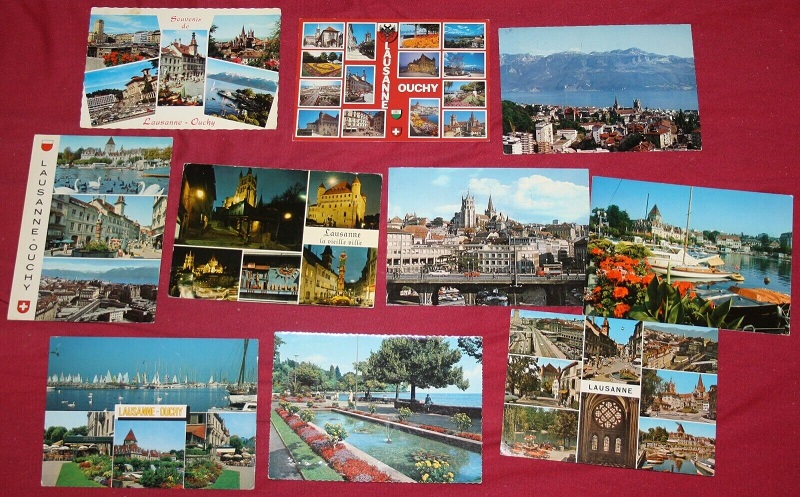 Ansichtskarte 10 Ansichtskarten Lausanne (Postkarten, Paket, Konvolut, Lot) aus der Kategorie Sammlungen, Lots, Konvolute