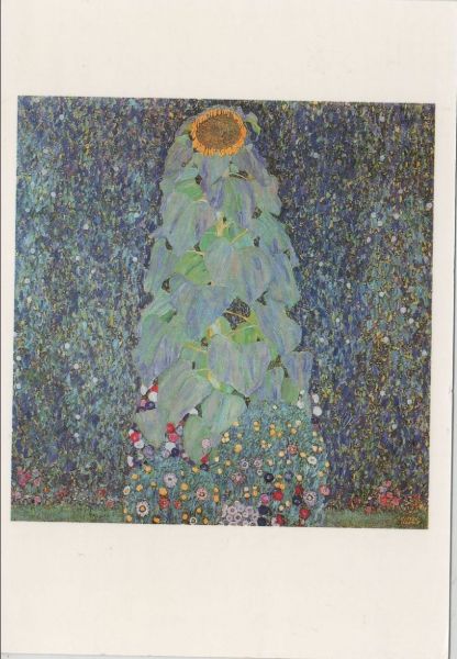 Ansichtskarte Gustav Klimt Sonnenblume aus der Kategorie Gemälde