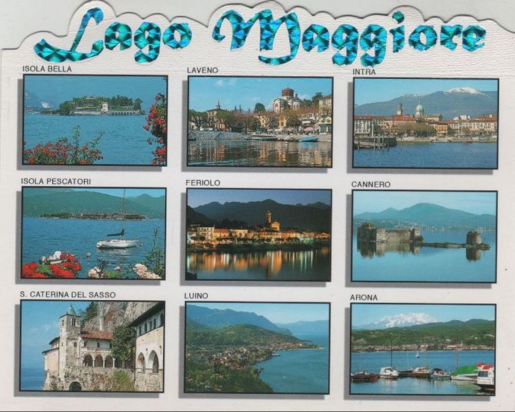 Ansichtskarte Lago Maggiore - Italien - 9 Bilder aus der Kategorie Lago Maggiore