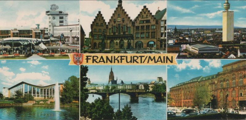 Ansichtskarte Frankfurt Main - 6 Bilder aus der Kategorie Frankfurt