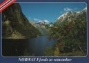 Ansichtskarte der Kategorie: Orte und Länder - Europa - Norwegen - Landschaften - Gewässer - Fjorde - Naeoyfjord